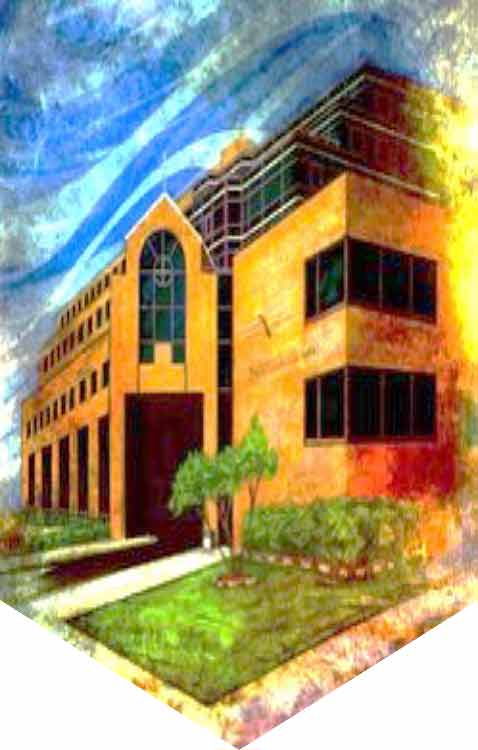 Painting of Richmond University Medical Center Hospital