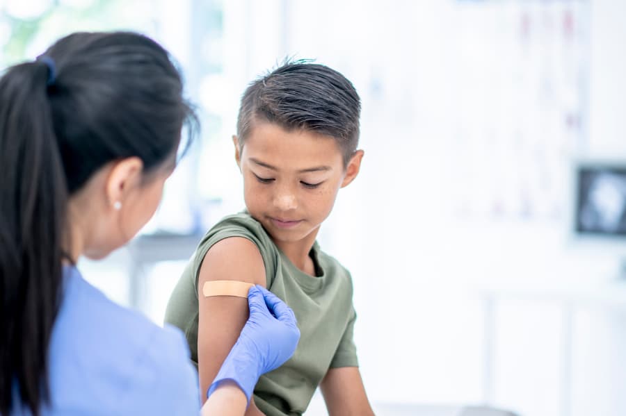 Child Receiving Vaccination