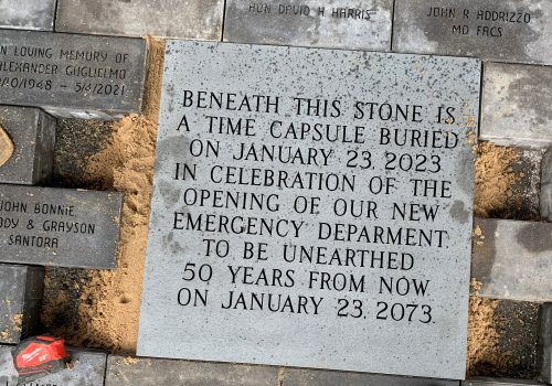 New Emergency Department Time Capsule Buried at Richmond University Medical Center￼